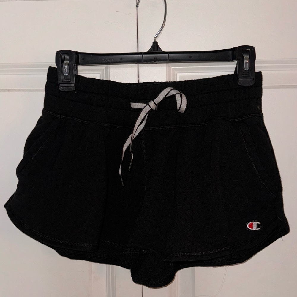 Champion Black Sweat Shorts